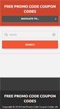 Mobile Screenshot of freepromocodecouponcodes.com
